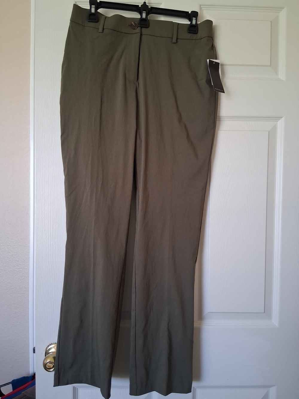 Rafaella Olive Green Dress Pants - Straight Leg